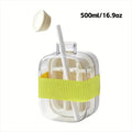 2-in-1 Touch-Free Push-Type Ice Cube Maker & Water Bottle