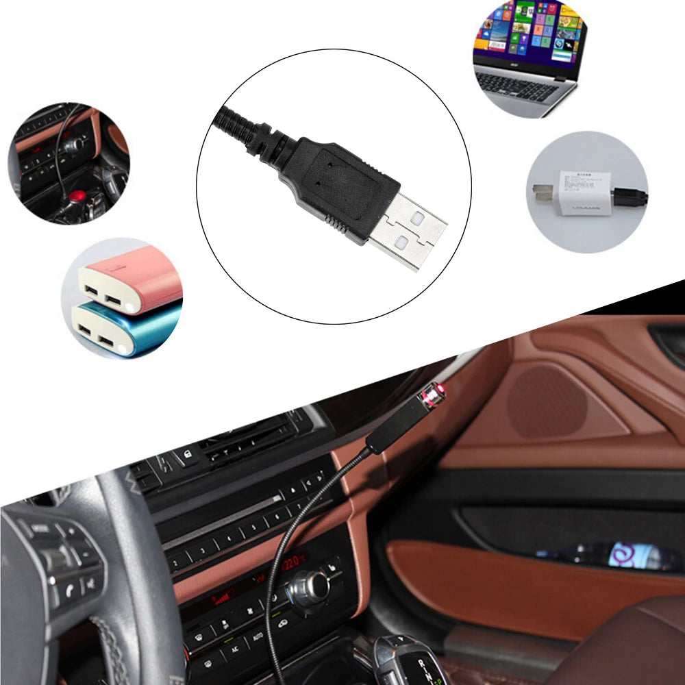USB Mini LED Car Roof Starry Night Light Projector