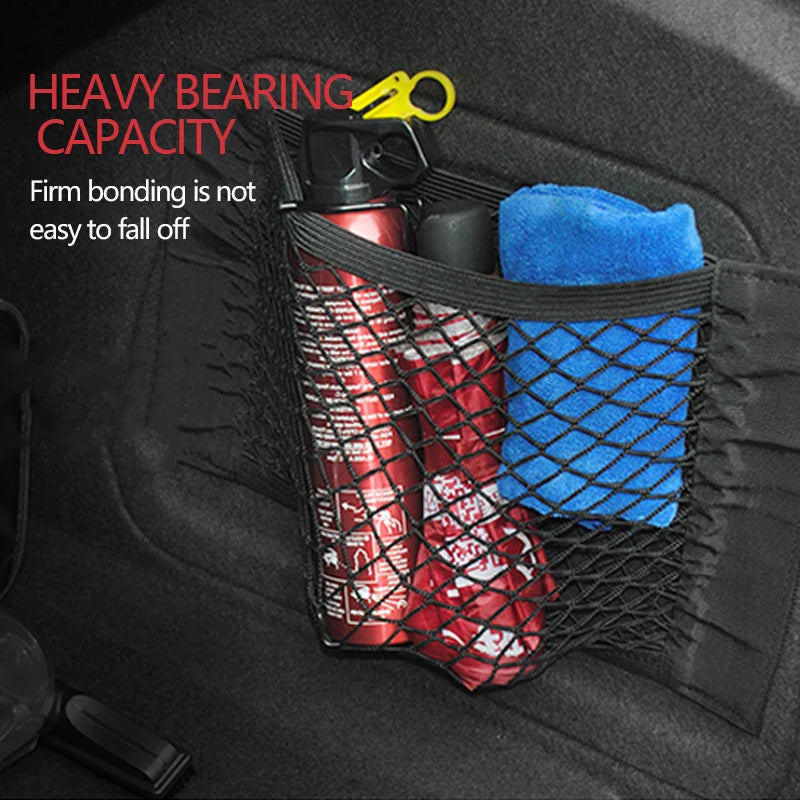 Car Trunk Mesh Organizer – Universal Cargo Storage Net