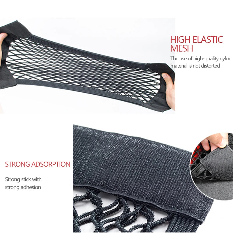 Car Trunk Mesh Organizer – Universal Cargo Storage Net