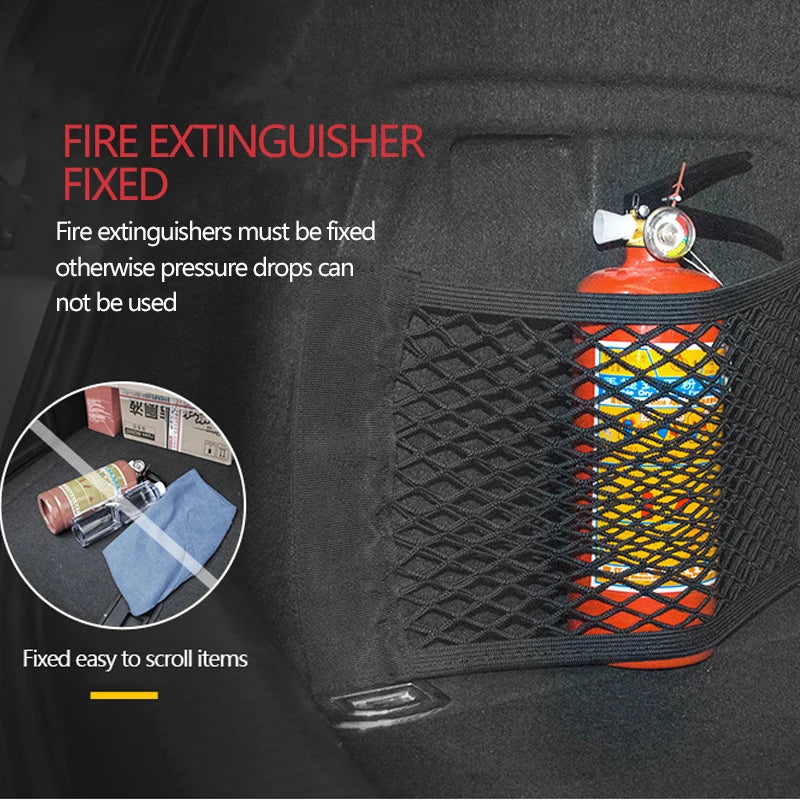 Car Trunk Mesh Organizer – Universal Cargo Storage Net