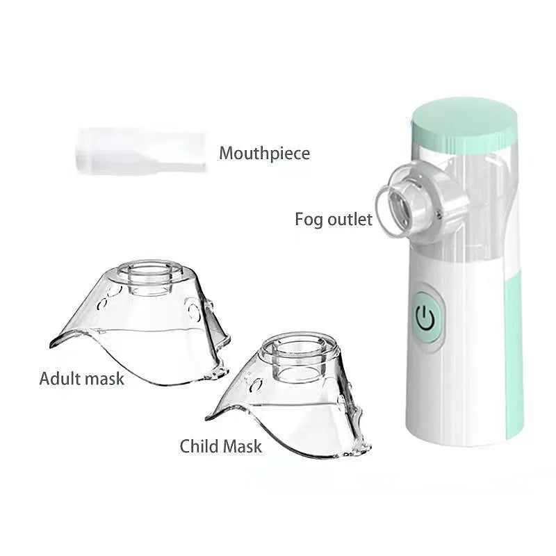Portable Silent Mesh Nebulizer & Handheld Inhaler