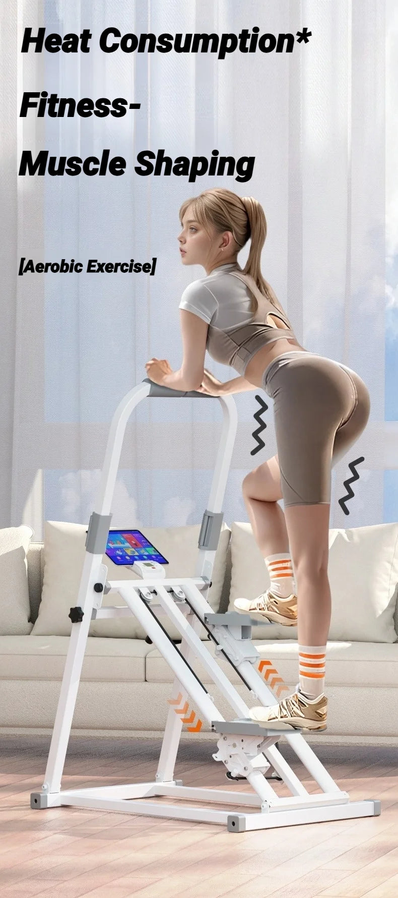 Foldable Indoor Stair Stepper Machine