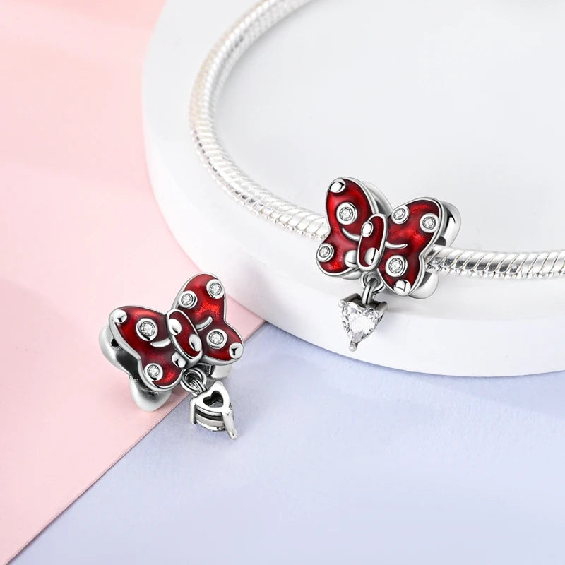 925 Sterling Silve Charms Beads Forever Love Heart Sister Family Life Charms Dangle For Bracelet Woman Jewelry Gifts