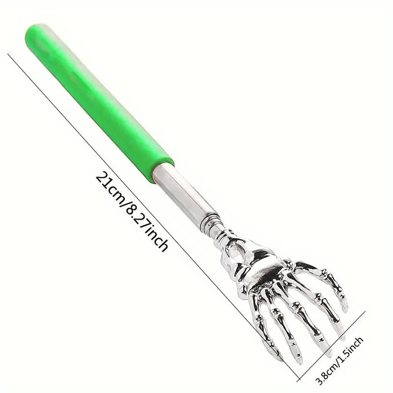 Adjustable Stainless Steel Retractable Back Scratcher