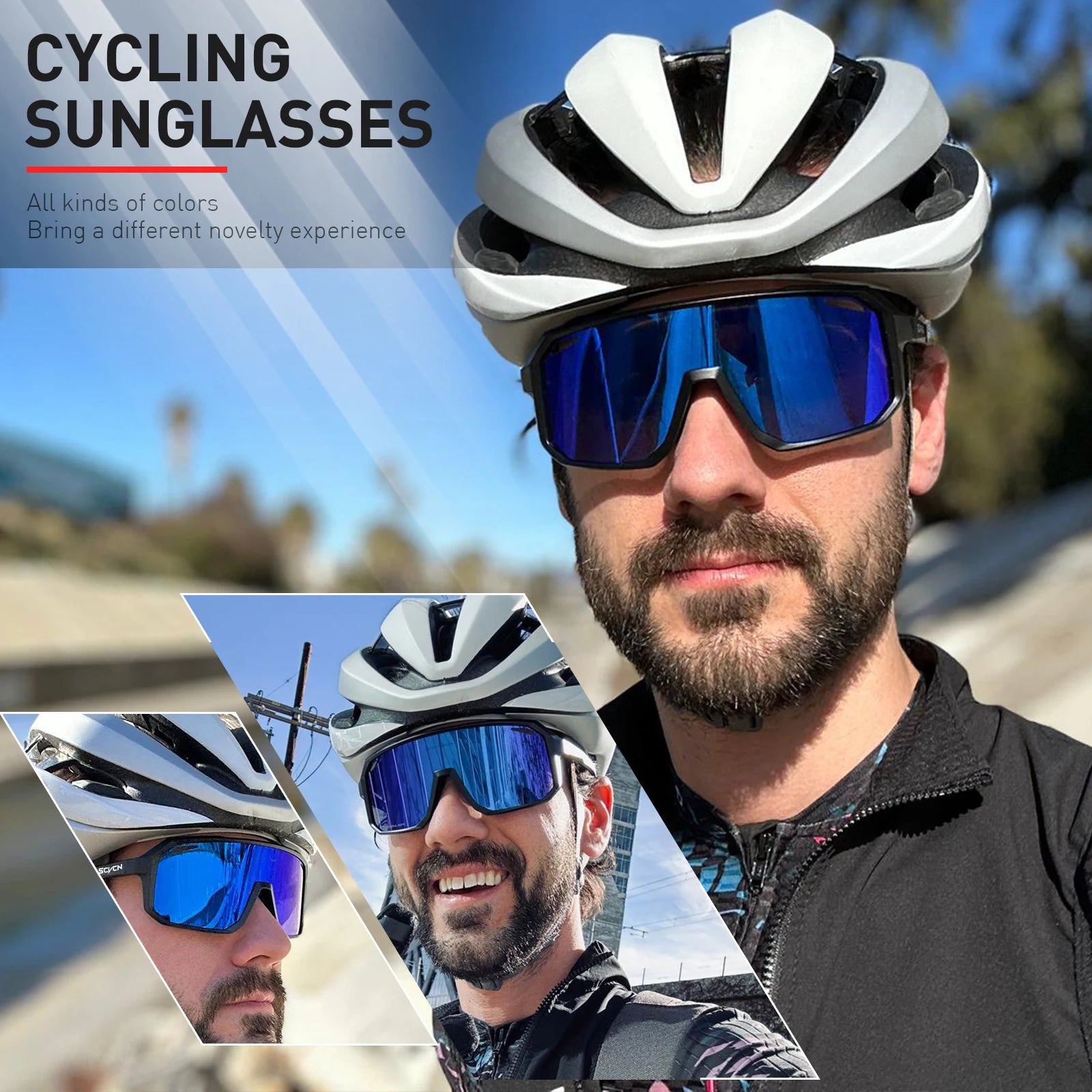 Outdoor Cycling Sunglasses Men Road Driving Bike Glasses  Sports Mountain Climbing Women Bicycle Cycling UV400 Goggles