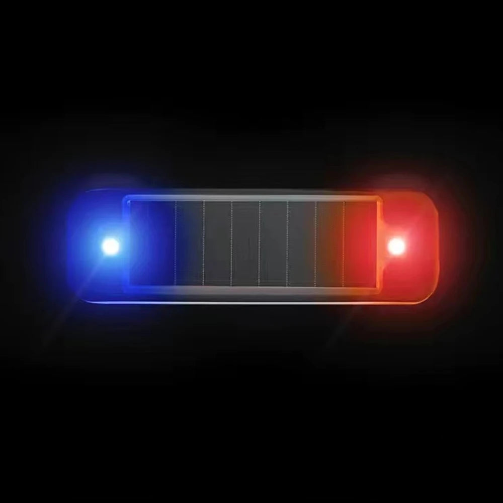 Solar-Powered Wireless Simulated Car Alarm Warning Light