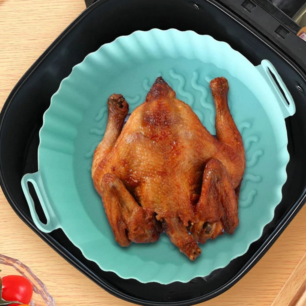 Reusable Food-Safe Silicone Air Fryer Liners