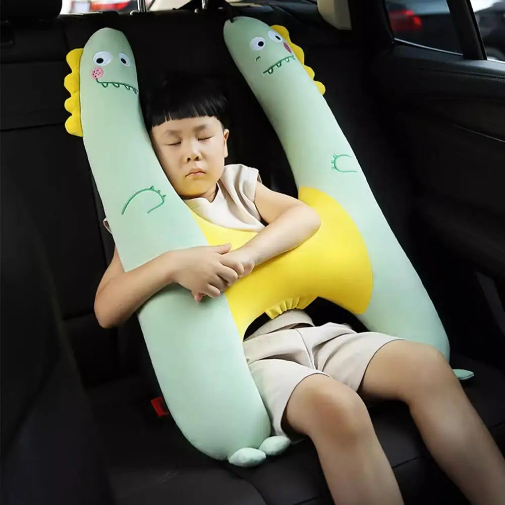 Car Child Neck Protection Pillow Child Car Sleeping Head Support Head Pillow PP Cotton Comfortable Body H Shape Travel Neck Rest