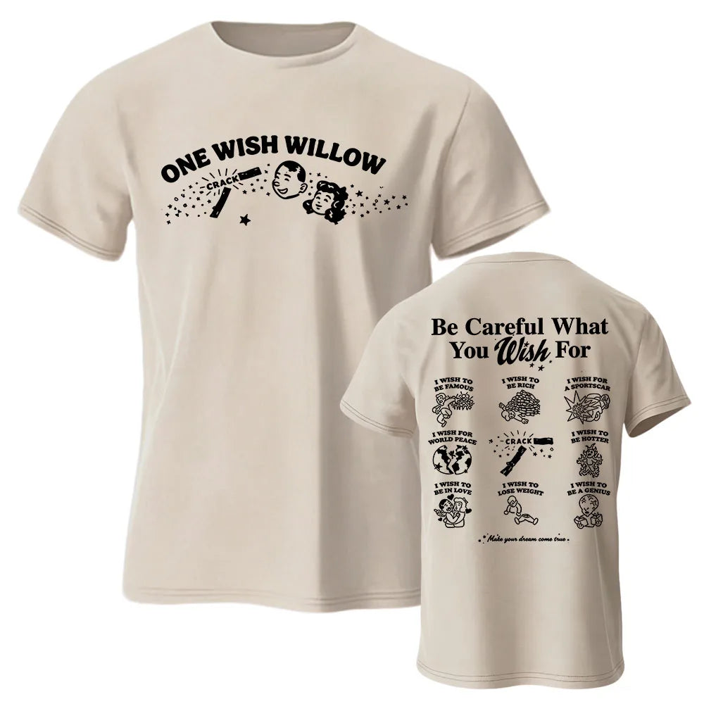 One Wish Willow Obsession Funny 100% Cotton T-Shirt | Free Shipping | Trend Pixel Store