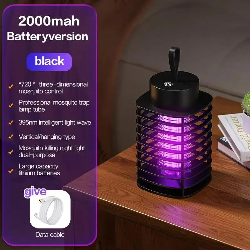 Mute Mosquito Killing Lamp Anti-Mosquito Lamp Portable Electronic Mosquito Killer Mosquito Terminator Mosquito Repellent Lamp