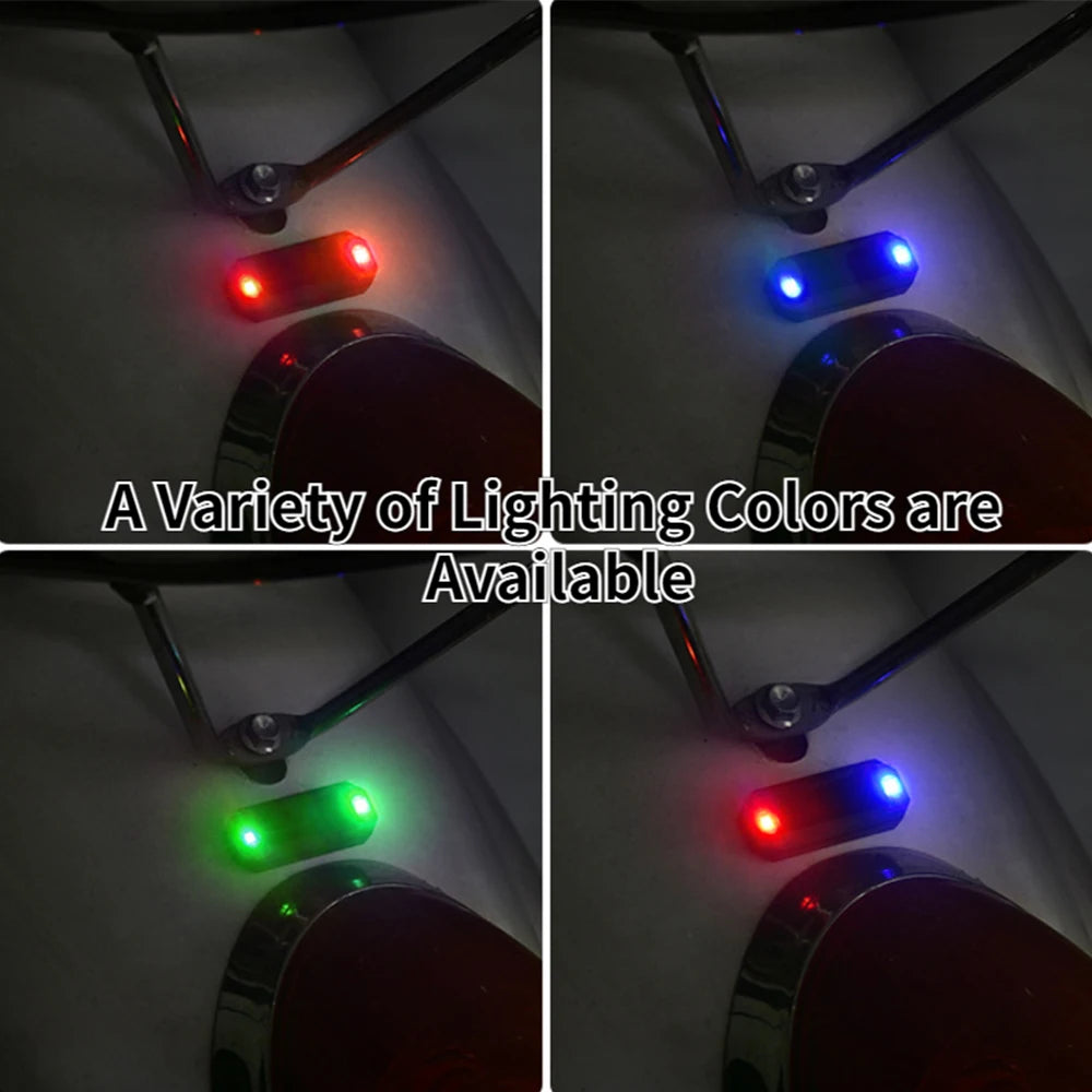 Solar-Powered Wireless Simulated Car Alarm Warning Light