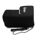 Big USB Enter Key Mouse Anti Stress Button Decompression Computer Any Vent Pillows Button Desktop Pillow For Programmer Worker