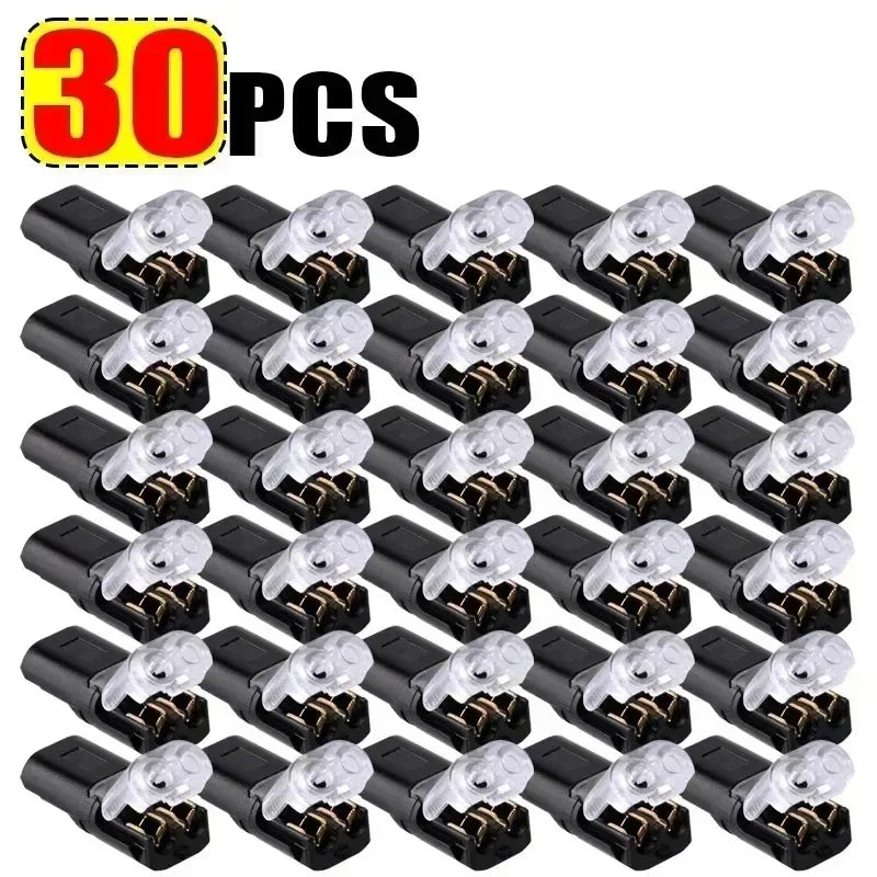 Universal 2-Pin Waterproof Electrical Wire Connector Kit