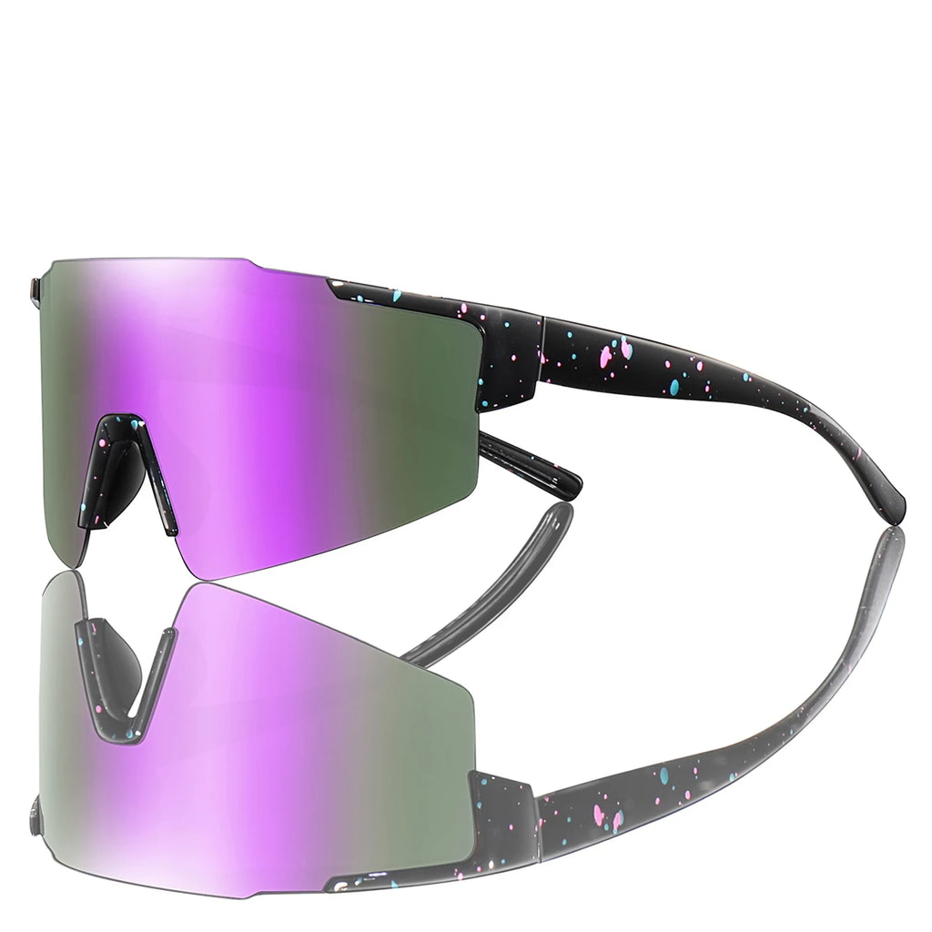 3 Pairs Fishing Sunglasses Sports Men Women Bike Glasses Cycling Mtb Bicycle Eyewear Large Windproof Goggles UV400