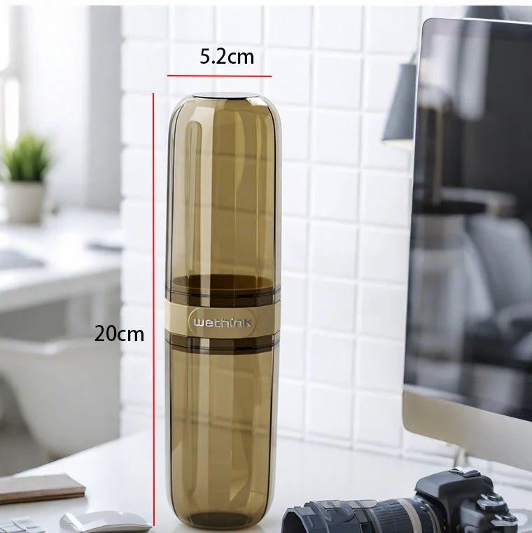 Portable Travel Toothbrush & Toothpaste Storage Case