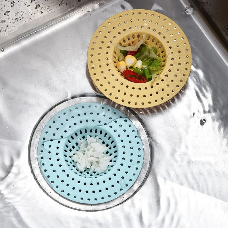 1PCS Kitchen Sink Filter Mesh Drain Hole Trap Waste Screen Floor Drains Strainer Hair Catcher for Kitchen Bathroom Accessories