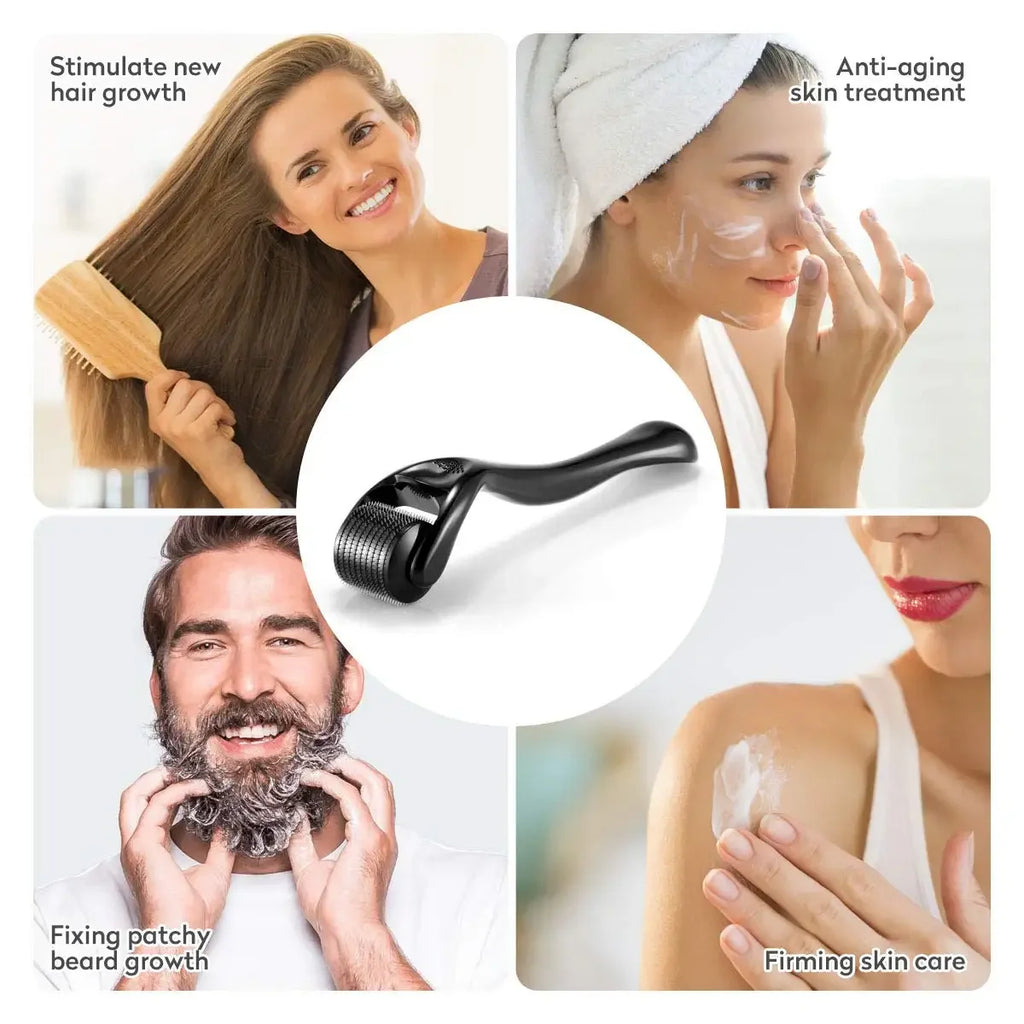 540 Derma Roller Skin Care Needle Micro Dermaroller Professional Derma Roller For Hair Growth Beard Growth Facial Beauty Roller