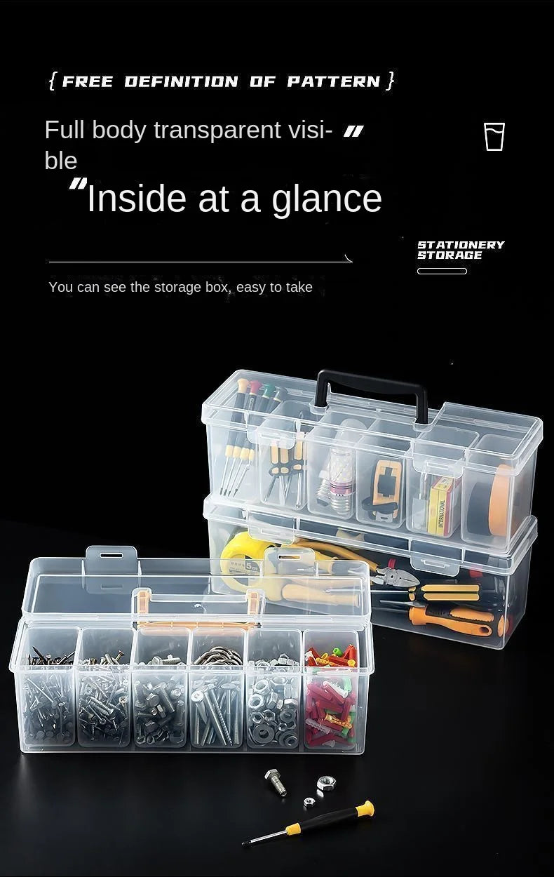 Modular Multi-Compartment Hardware & Tool Storage Box Set | Free Shipping | Trend Pixel Store