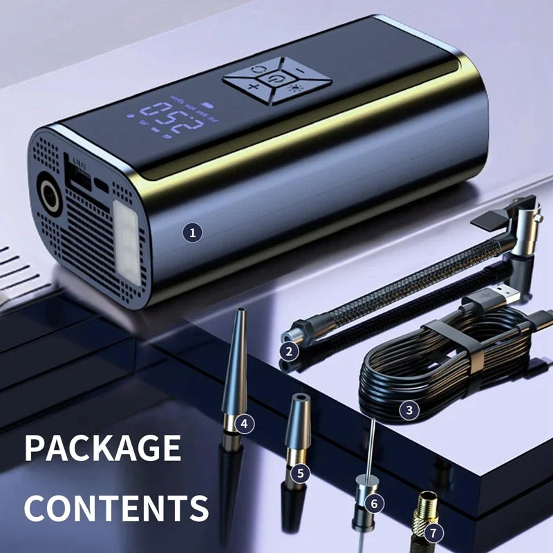 150PSI Portable Wireless Electric Tire Inflator & Pump