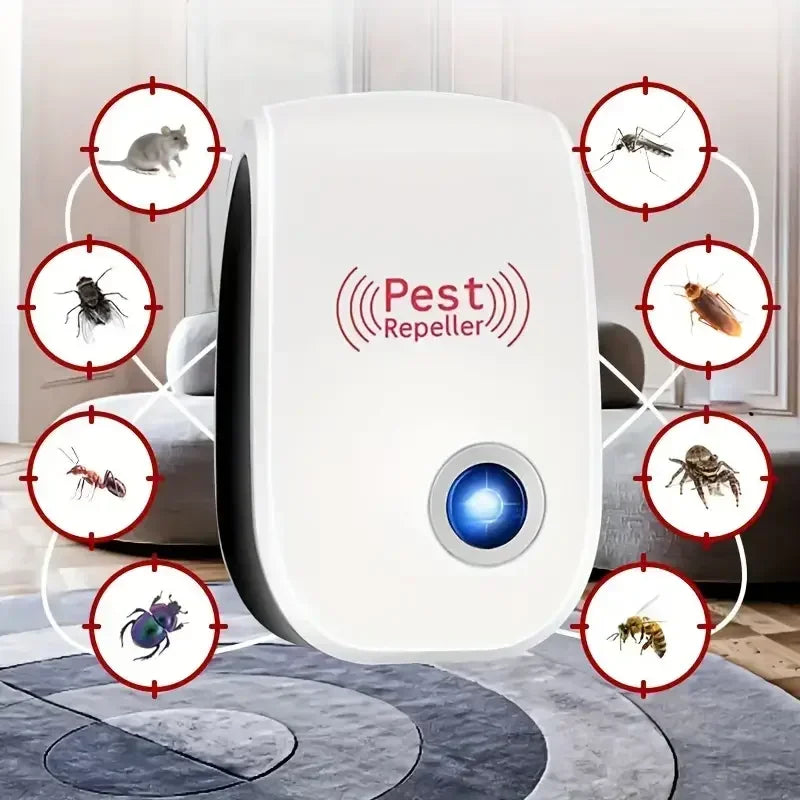 Ultrasonic Plug-In Pest Repellent for Indoor Insect Control