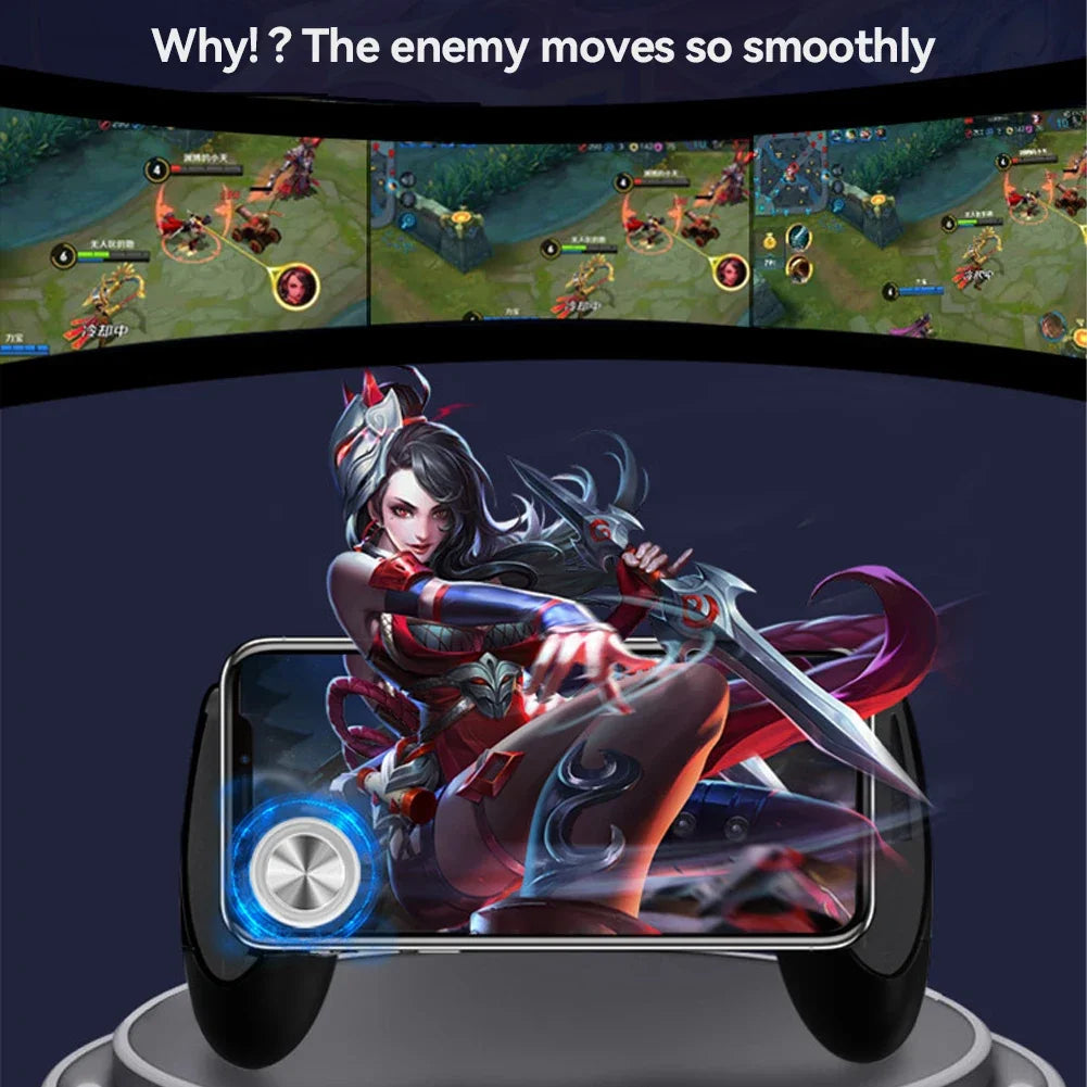 Round Metal Mobile Game Joystick with Box | Free Shipping | Trend Pixel Store