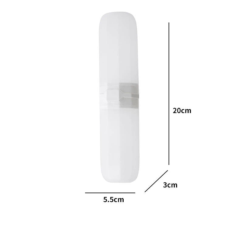 Portable Travel Toothbrush & Toothpaste Storage Case