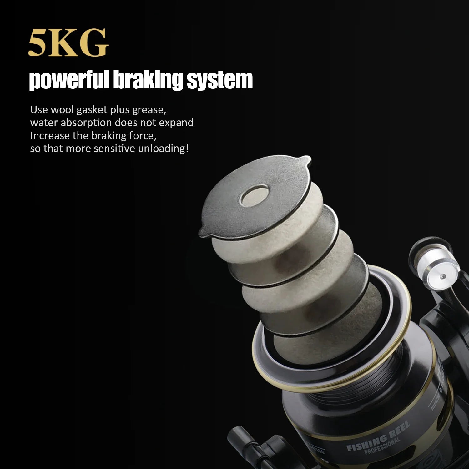 135g/4.76oz Ultralight Spinning Reel 500/800 Small Size 5.2:1 Gear Ratio Compact Ice Fishing Reel for Winter Fishing