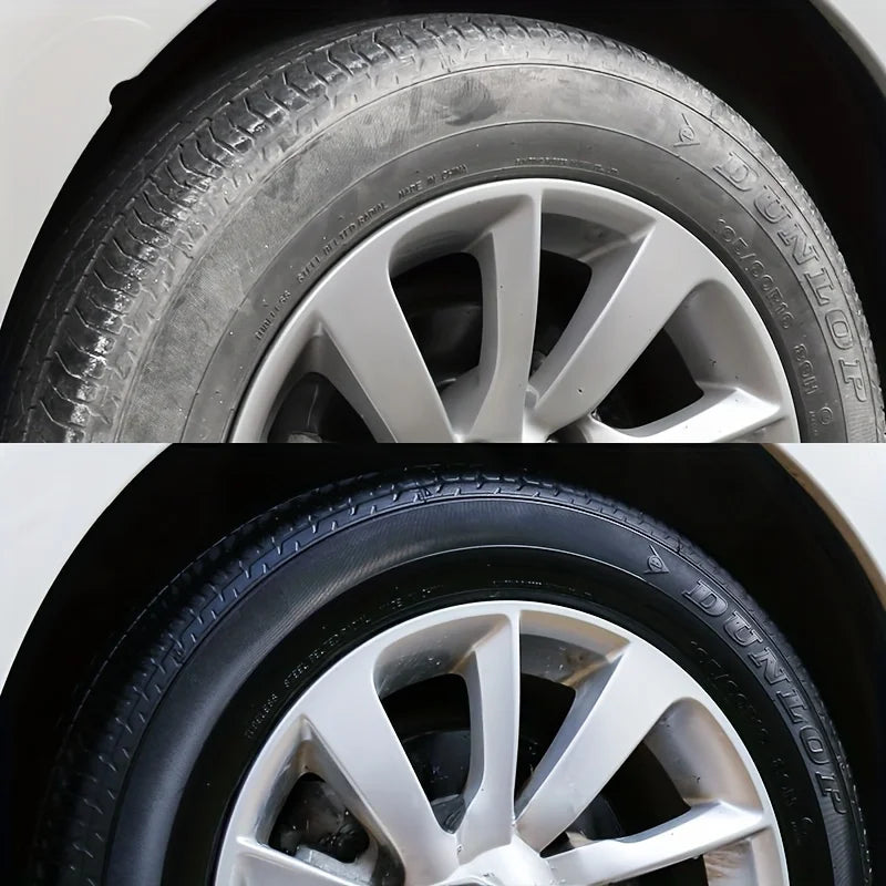 Long-Lasting High-Gloss Tire Shine & Protection Wax