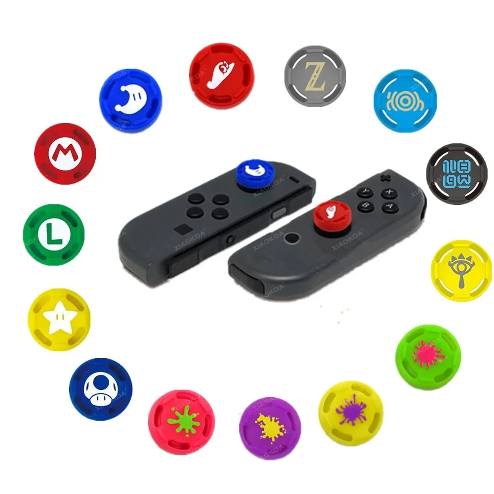 4 pcs Silicone Analog Joystick Grips for Nintend Switch JoyCon Controller Thumb Sticks Cap Skin for Switch Lite Cover Accessories