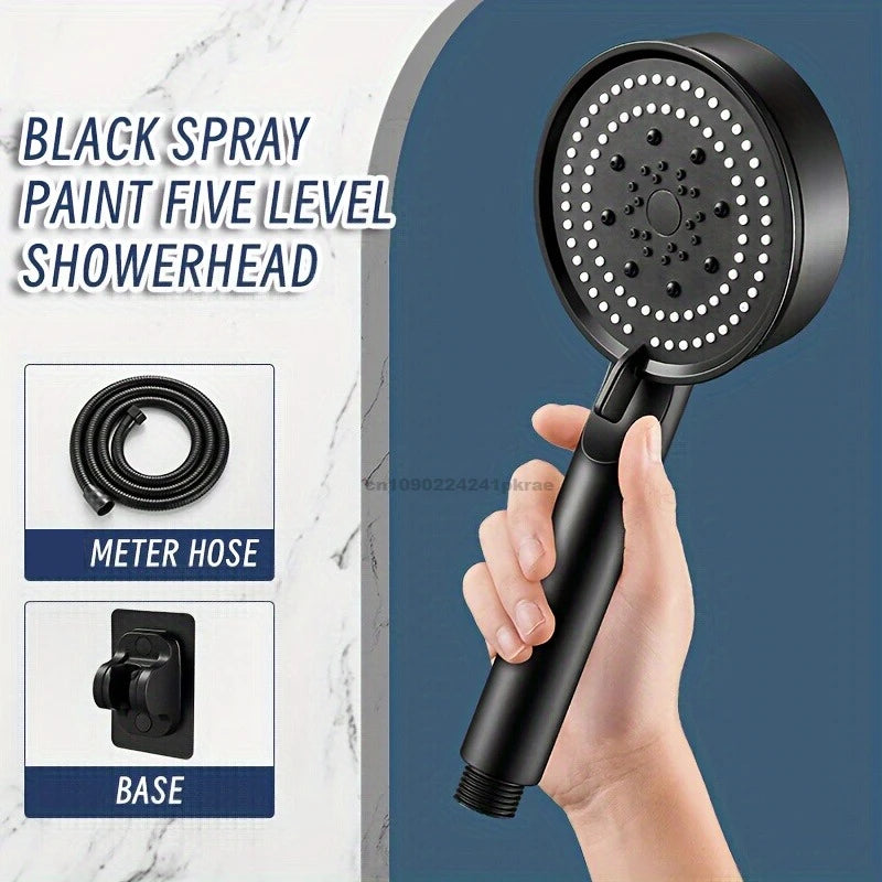 5-Mode Water-Saving Handheld Shower Head Set