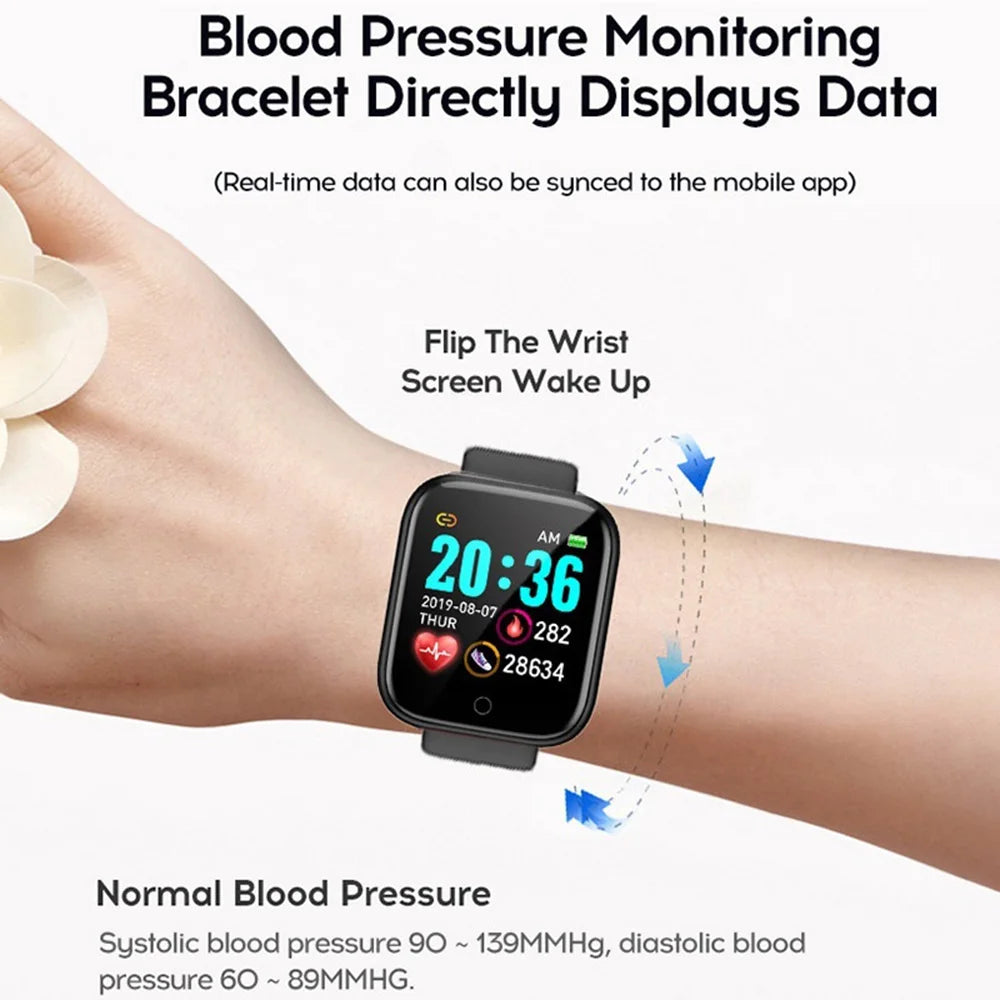 Bluetooth Smart Watch with Fitness & Sleep Tracker
