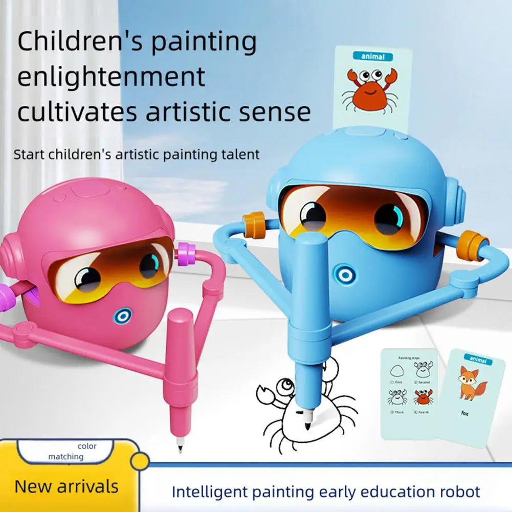 Educational Drawing Robot For Kids Intelligent Automatic Painting Drawing Magic Teaching Aid Machine Children'S Gifts