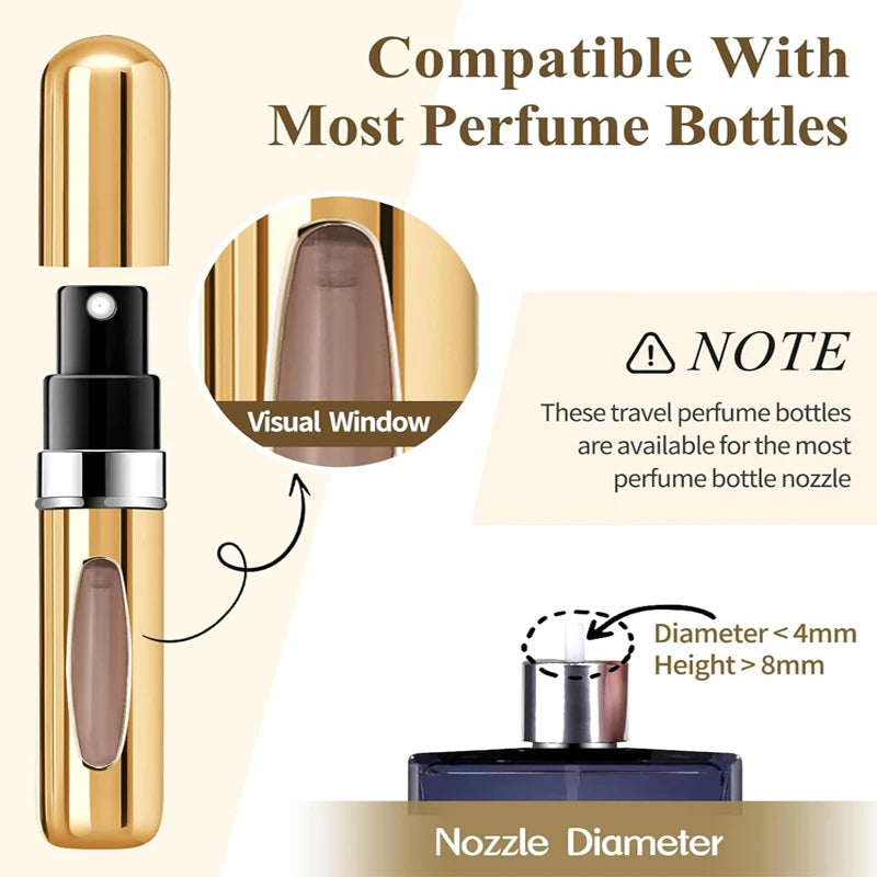 Portable Mini Refillable Perfume Atomizer