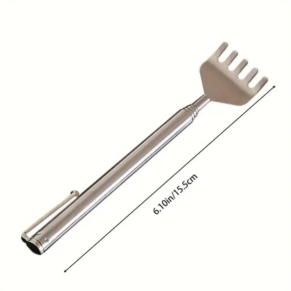 Telescopic Stainless Steel Pocket Back Scratcher