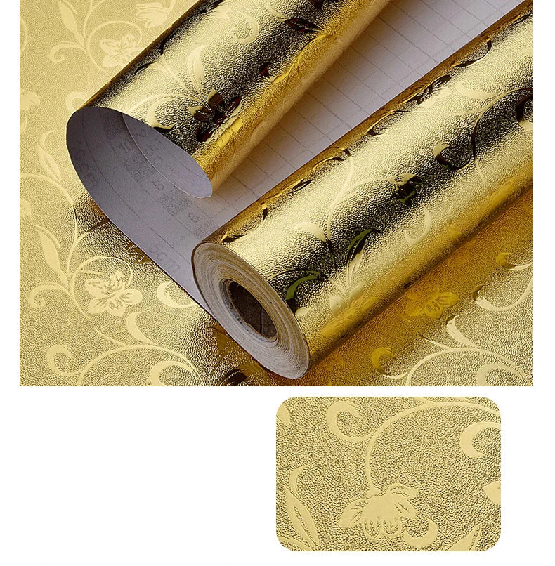 Kitchen High Temperature Resistant Wall Stickers Oil Resistant Stickers Waterproof And Cabinets Stoves Aluminum Foil Paper