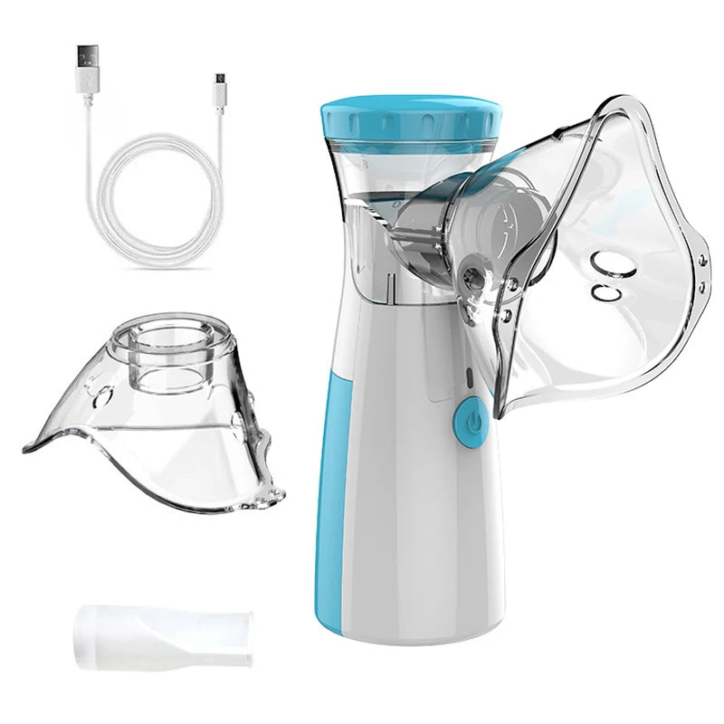 Portable Silent Mesh Nebulizer & Handheld Inhaler