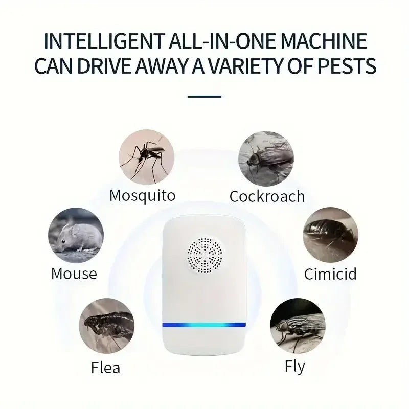 Ultrasonic Plug-In Pest Repellent for Indoor Insect Control