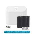 Leak-Proof Mini Car Trash Can with Lid & Refill Bags