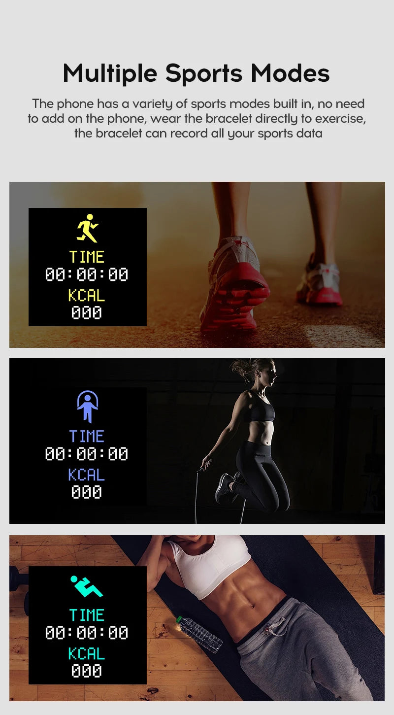 Bluetooth Smart Watch with Fitness & Sleep Tracker