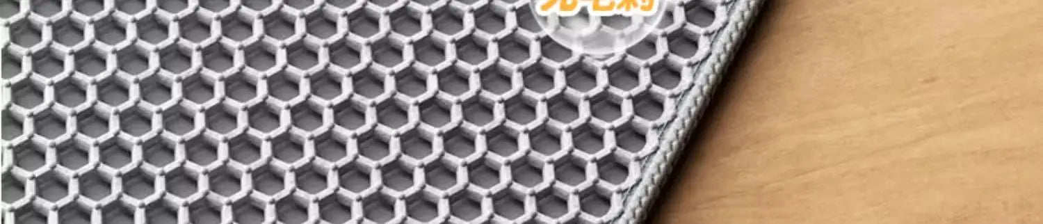 Cat Litter Mat Heavy Duty Waterproof 2 Layer Non Slip Washable Pet Floor Protector Litter Box Sand Stopper Pet Product