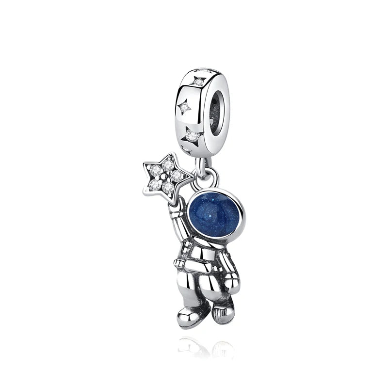 Original 925 Sterling Silver Charms Love Travel London Bus Suitcase Paris Beads Fit Brand Bracelets Necklaces Women DIY Jewelry