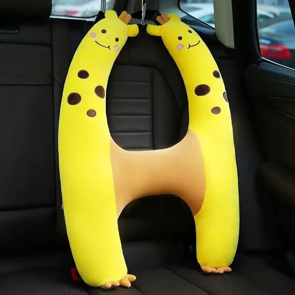 Car Child Neck Protection Pillow Child Car Sleeping Head Support Head Pillow PP Cotton Comfortable Body H Shape Travel Neck Rest