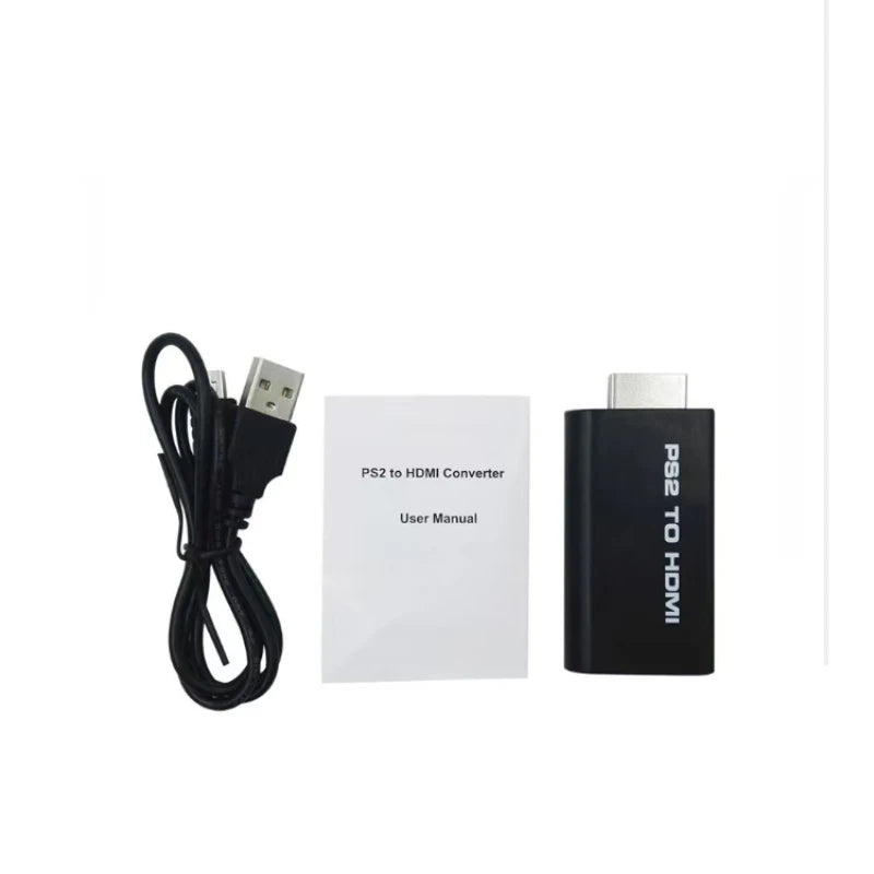 PS2 to HDMI Converter 1080P HD Video Audio Adapter for PlayStation 2 Game Console
