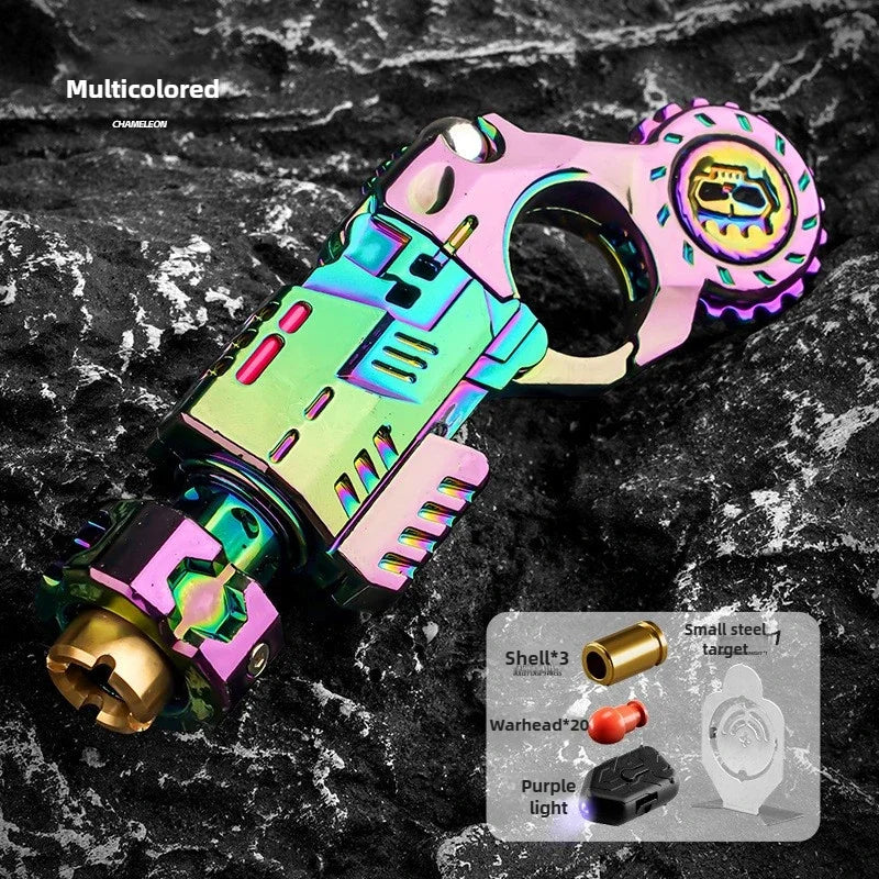 Shell-Ejecting Alloy Toy Pistol & Fidget Spinner Desk Gadget | Free Shipping | Trend Pixel Store