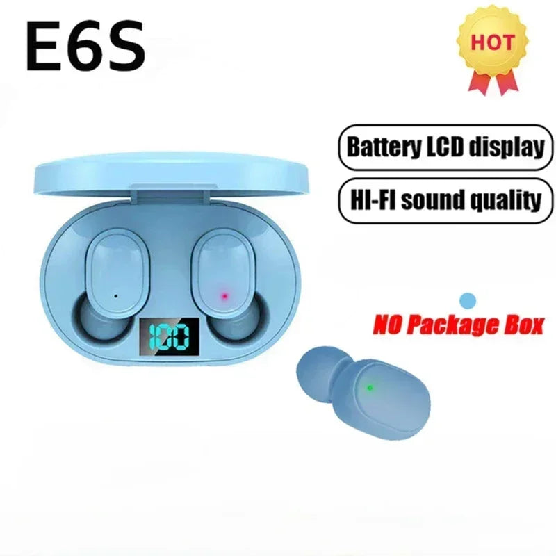 E6S TWS Wireless Bluetooth Earbuds with Smart Microphone