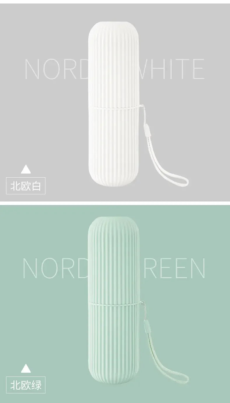 Portable Travel Toothbrush & Toothpaste Storage Case