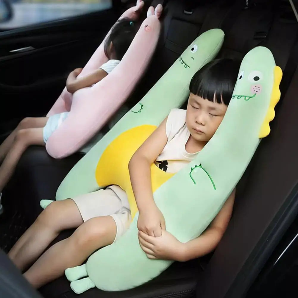 Car Child Neck Protection Pillow Child Car Sleeping Head Support Head Pillow PP Cotton Comfortable Body H Shape Travel Neck Rest