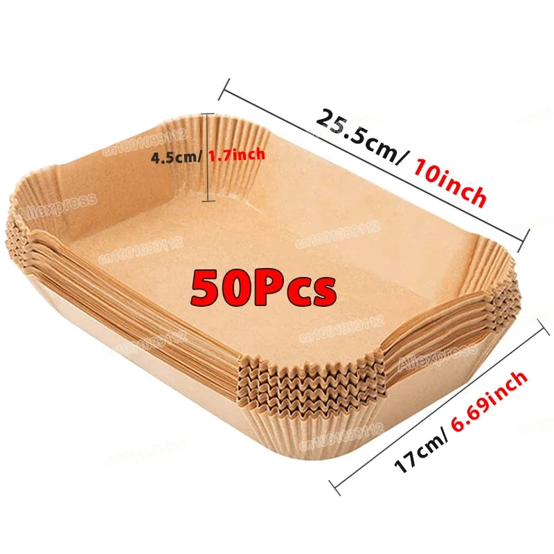 Round Non-Stick Air Fryer Disposable Paper Liners