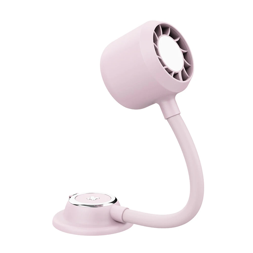 Multifunctional Handheld Mini Fan with Magnetic Phone Holder & Night Light